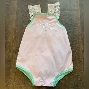 TBBC - E Monogram Saylor Sunsuit